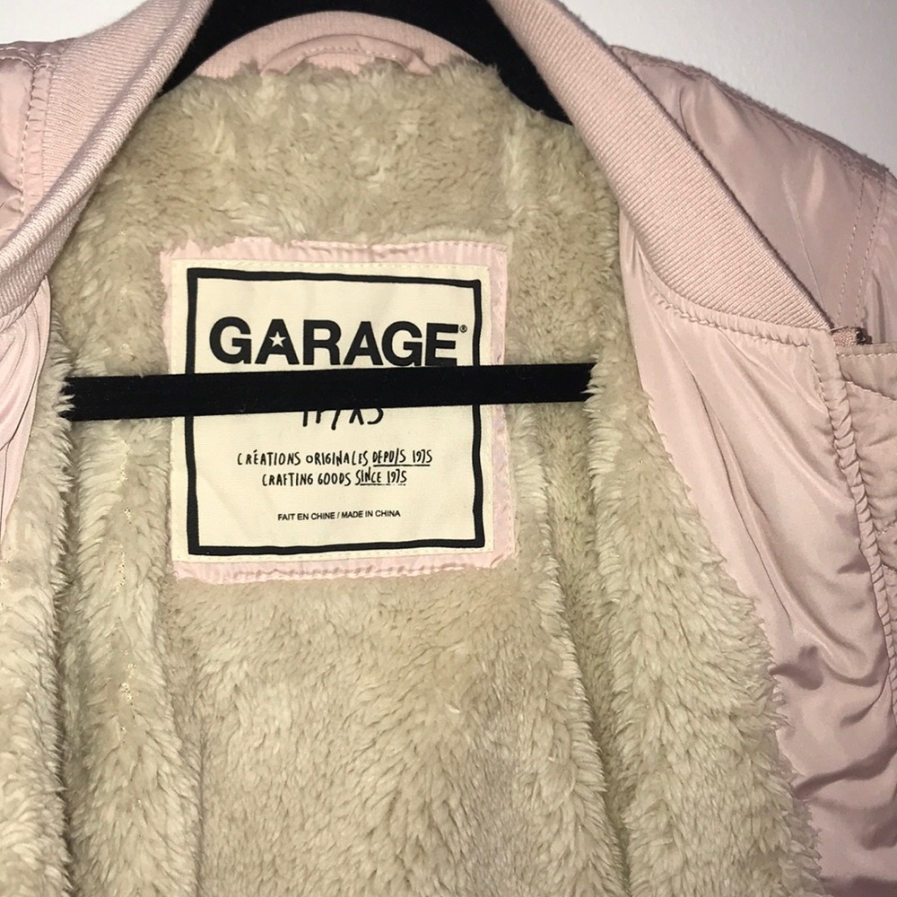 Cozy Sherpa Lined Pastel Pink Bomber Jacket
